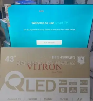 Vitron 43 Qled Picture, Brilliant Color – Vitron 43" Qled Smart Tv