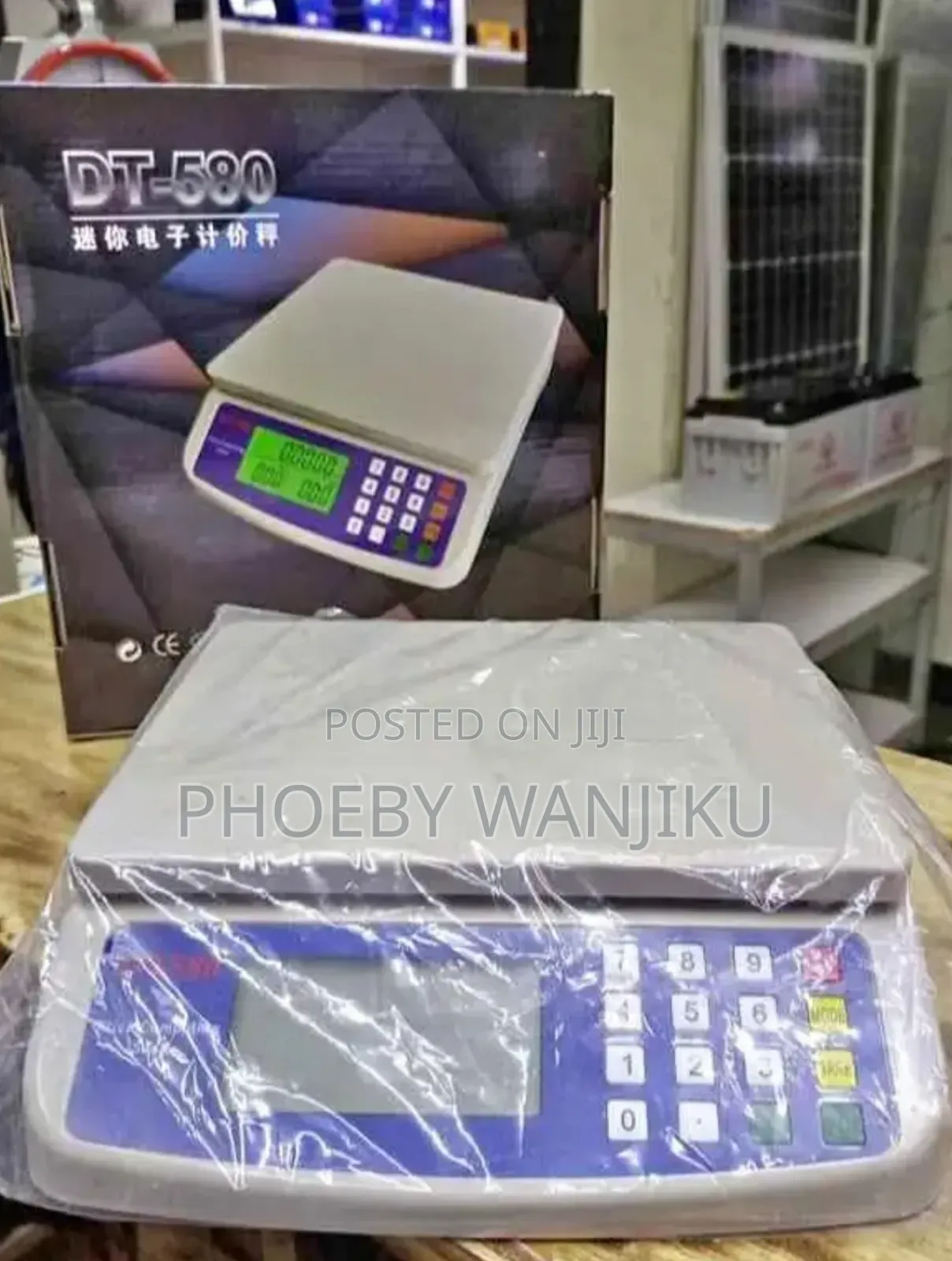 Electronic Digital Scale) 30kgs Dt580 Scale