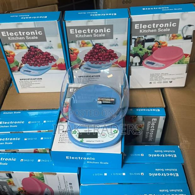 Electronic Kitchen Scale With Bowl Max 5kg - main view