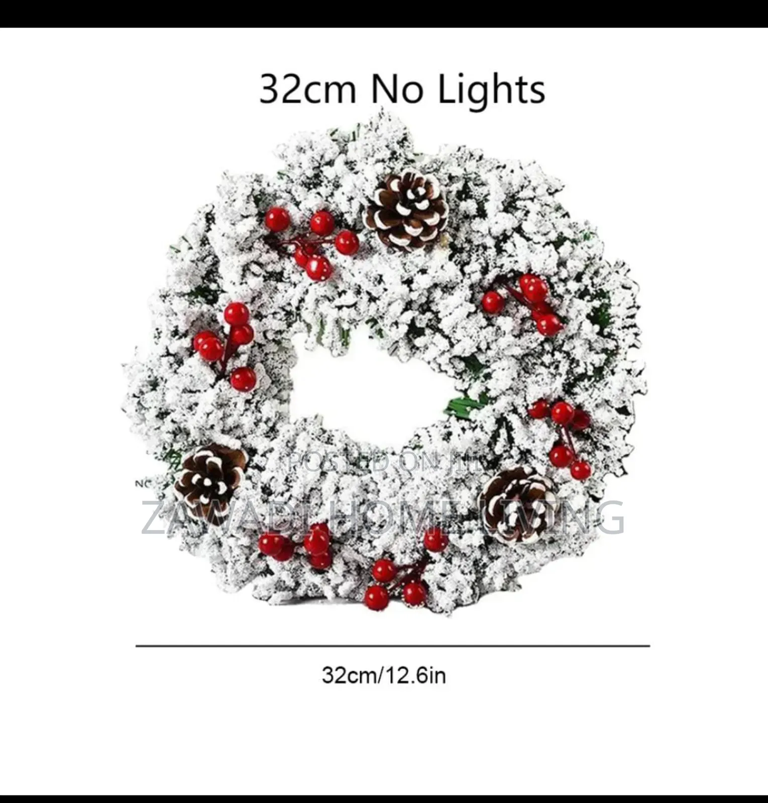 Snowy Door Wreath Sale