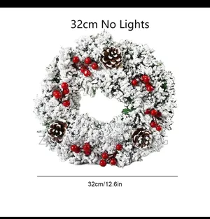 Snowy Door Wreath Sale