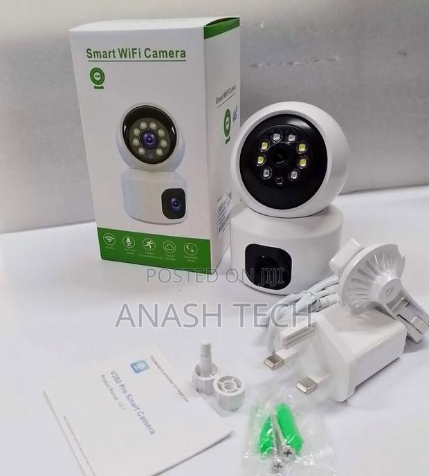 Advanced Indoor Home Wireless Wi-Fi V380 Dual Lenscctv Camera