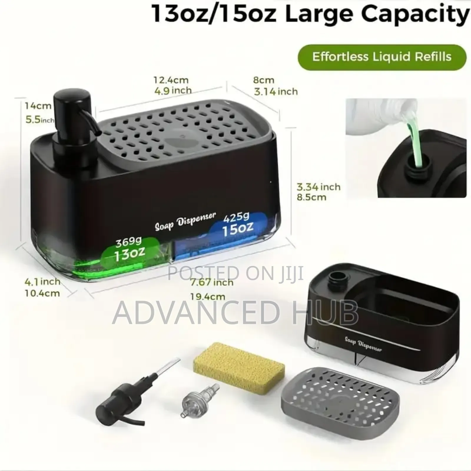 2 in 1 Soap/Detergent Dispenser