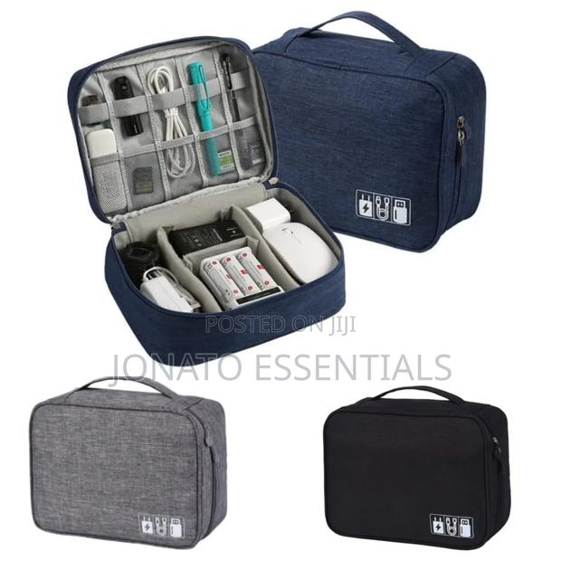 Electronic Gadget Organizer Bag, Travel Cable Charger Pouch Kenya - main view