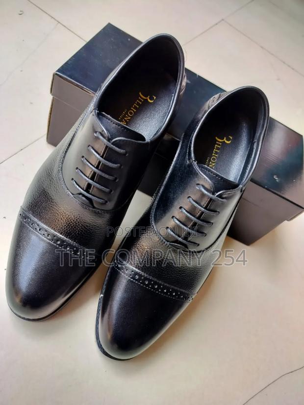 Quality Leather Official Double Monk Strapped Shoes - thumbnail 3