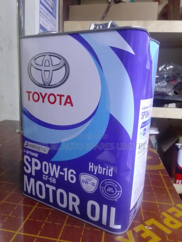 Toyota Synthetic Engine Oil 0w-16