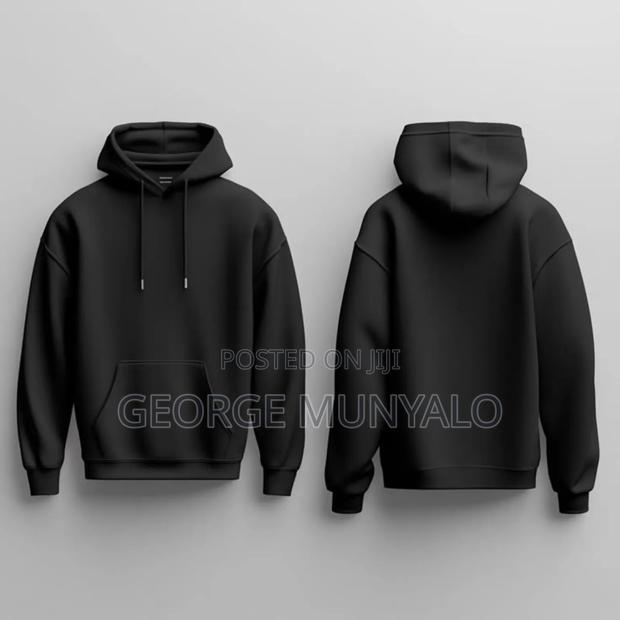 Plain Hooded Jumper - thumbnail 3