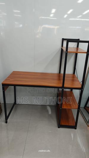 Zeus Walnut Study Table - thumbnail 2