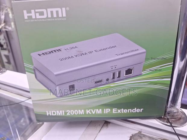 200m KVM Ip Hdmi and Usb Extender Over Cat 6 Transmiter Receiver