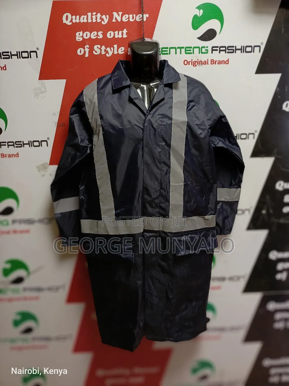 Quality Reflective Raincoat/Rain Jacket