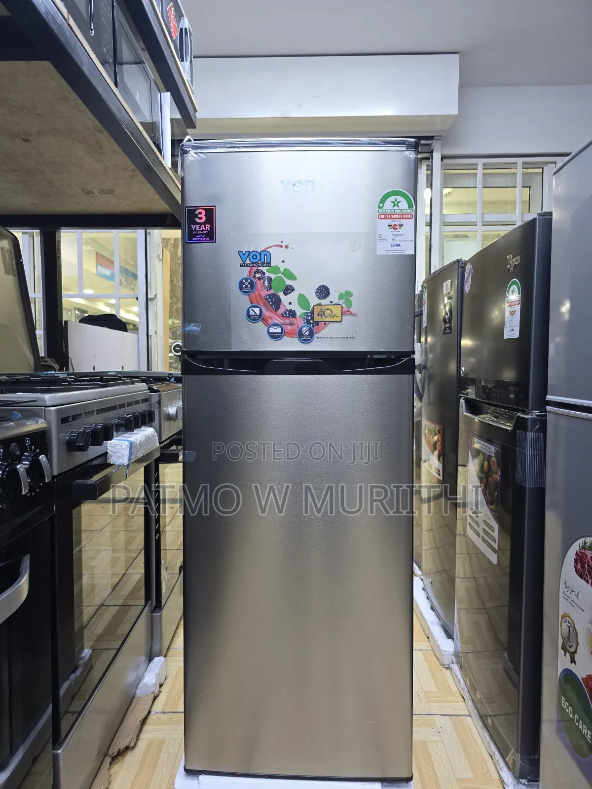 Fridge, Von 136l Double Door Fridge