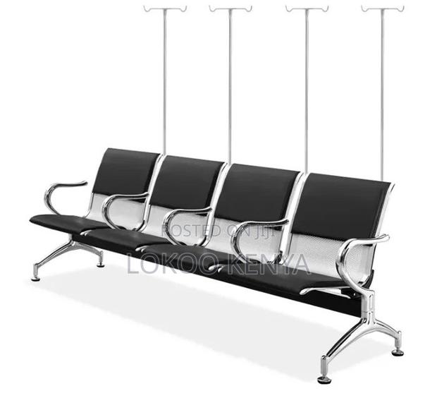 Office Bench : 4-Seater Visitor Office Bench With Padding - thumbnail 2