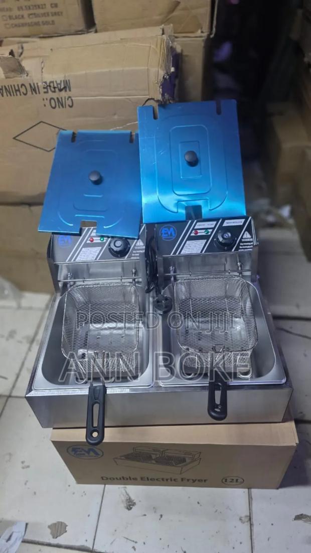 New Inn Double Deep Frier Electromate 6 +6 LRS _12ltrs