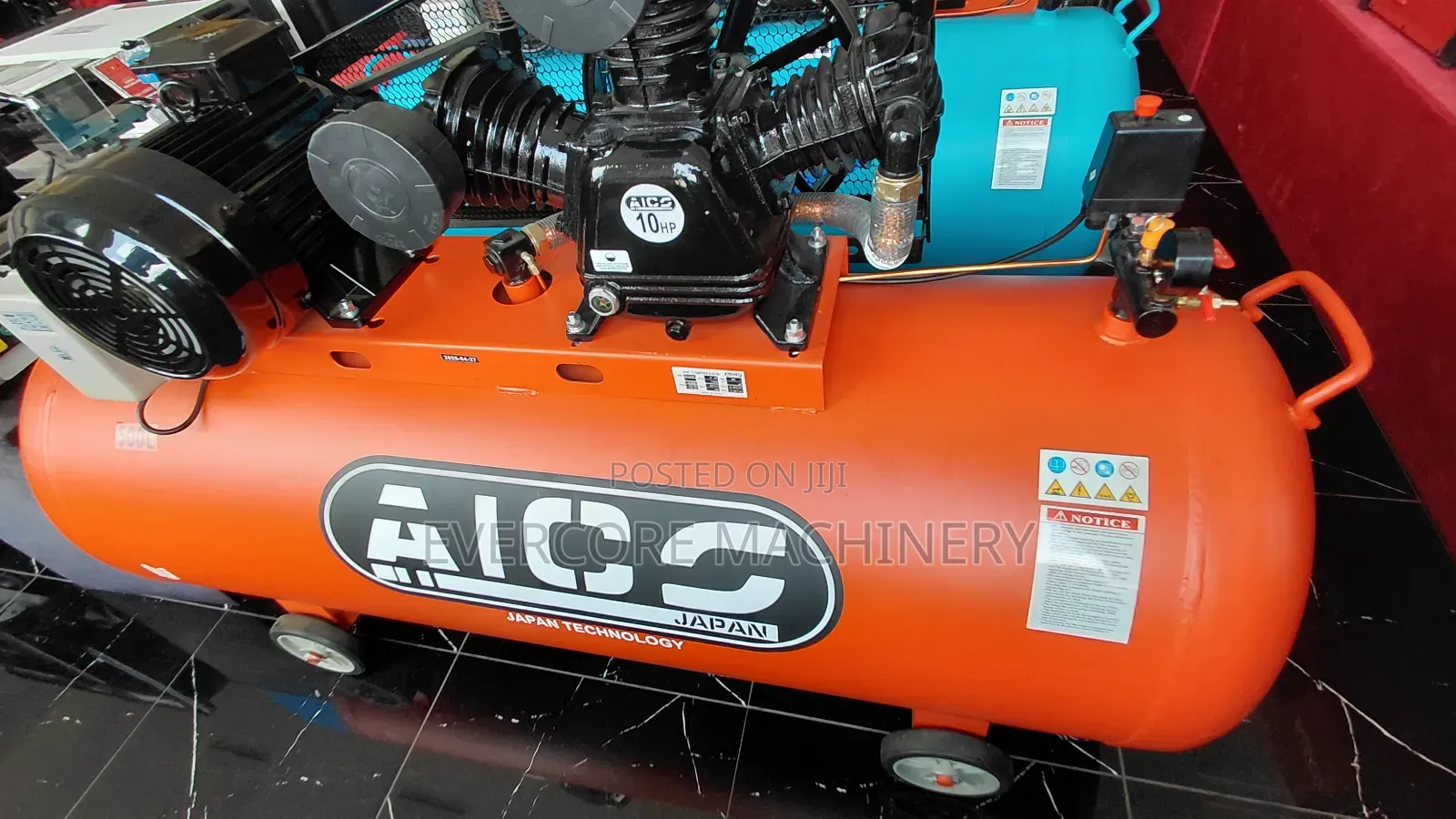 Aico Japan 500l Electric Air Compressor 3 Phase .