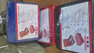 Metallic Cash Safe Box