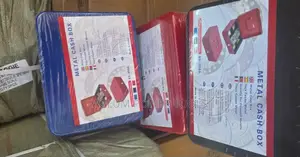 Metallic Cash Safe Box