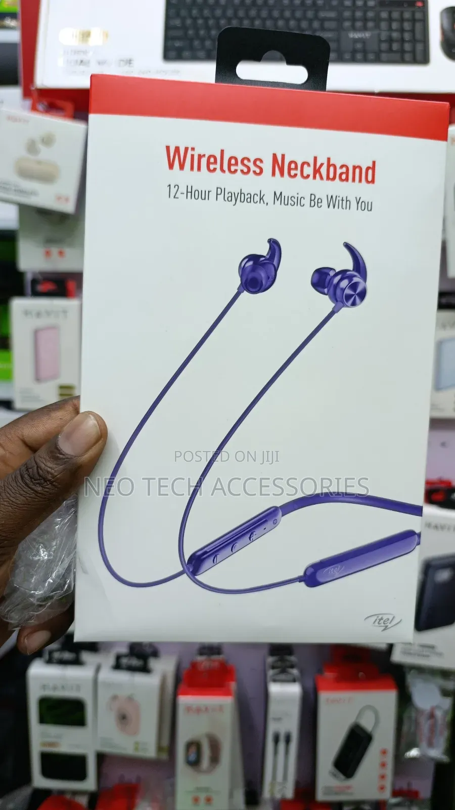 Itel N35 Wireless Neckband With One Year Warranty - Affordable