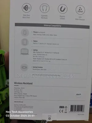 Itel N35 Wireless Neckband With One Year Warranty - Affordable
