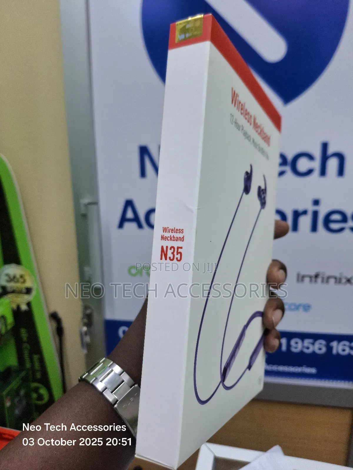 Itel N35 Wireless Neckband With One Year Warranty - Affordable