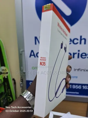 Itel N35 Wireless Neckband With One Year Warranty - Affordable