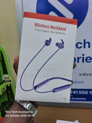 Itel N35 Wireless Neckband With One Year Warranty - Affordable
