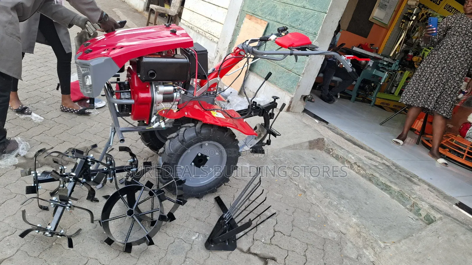 Jd Power Tiller 14hp With Accessories[Iron Wheel,Arrow Plough Tiller