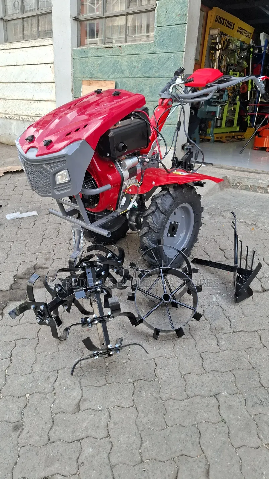 Jd Power Tiller 14hp With Accessories[Iron Wheel,Arrow Plough Tiller