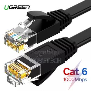 Ugreen Cat 6 Ethernet Flat Cable Rj45 8 Twisted Pair Patch Cord - 1m - main view
