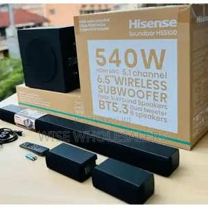 5.1 Channel Soundbar System With A Total Power Output Of 540w.