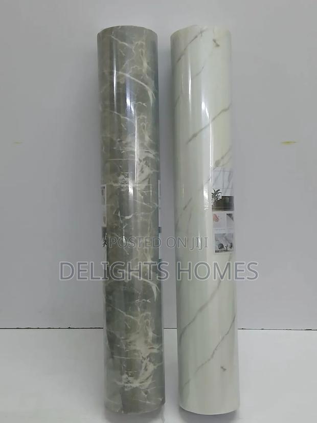Adhesive Marble Wall Paper Roll-Alp - thumbnail 2