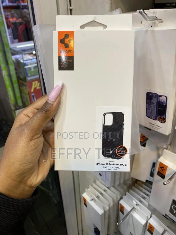 Mieke Spigen Enzo Aramid Mag Magsafe iPhone 16 Pro Max - thumbnail 2