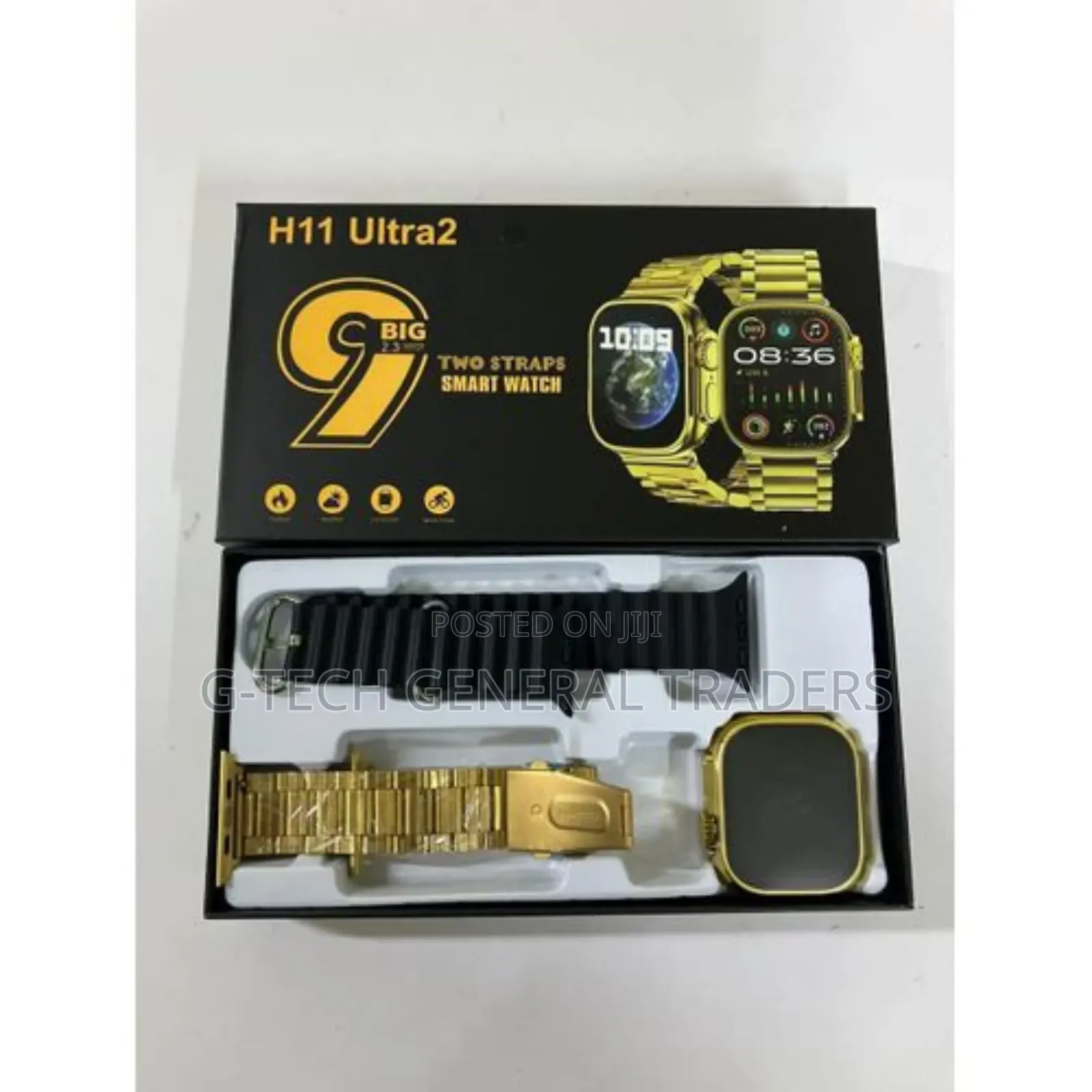 H11 Ultra 2 Smart Watch, Titanium Gold