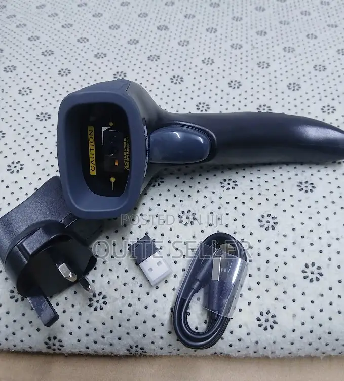 2d Qr Barcode Scanner Wireless and Wired With Battery Level Indicator
