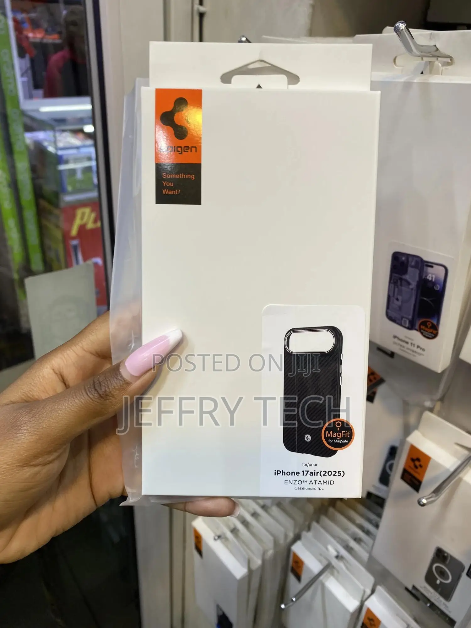 Kwere Spigen Enzo Aramid T Magfit Designed for iPhone 17 Air