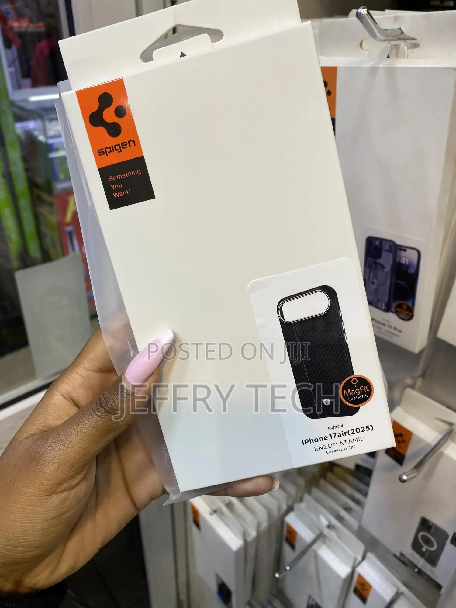 Kwere Spigen Enzo Aramid T Magfit Designed for iPhone 17 Air