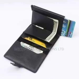 Credit Card Wallet Leather Card Holder Cheque Money Organizer