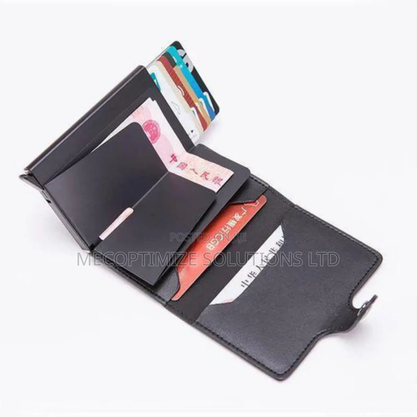Credit Card Wallet Leather Card Holder Cheque Money Organizer