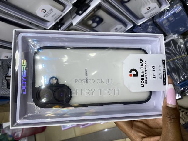 Yriklso iPhone 16 Shockproof Clear Doyers Case Back Slim Cover - main view