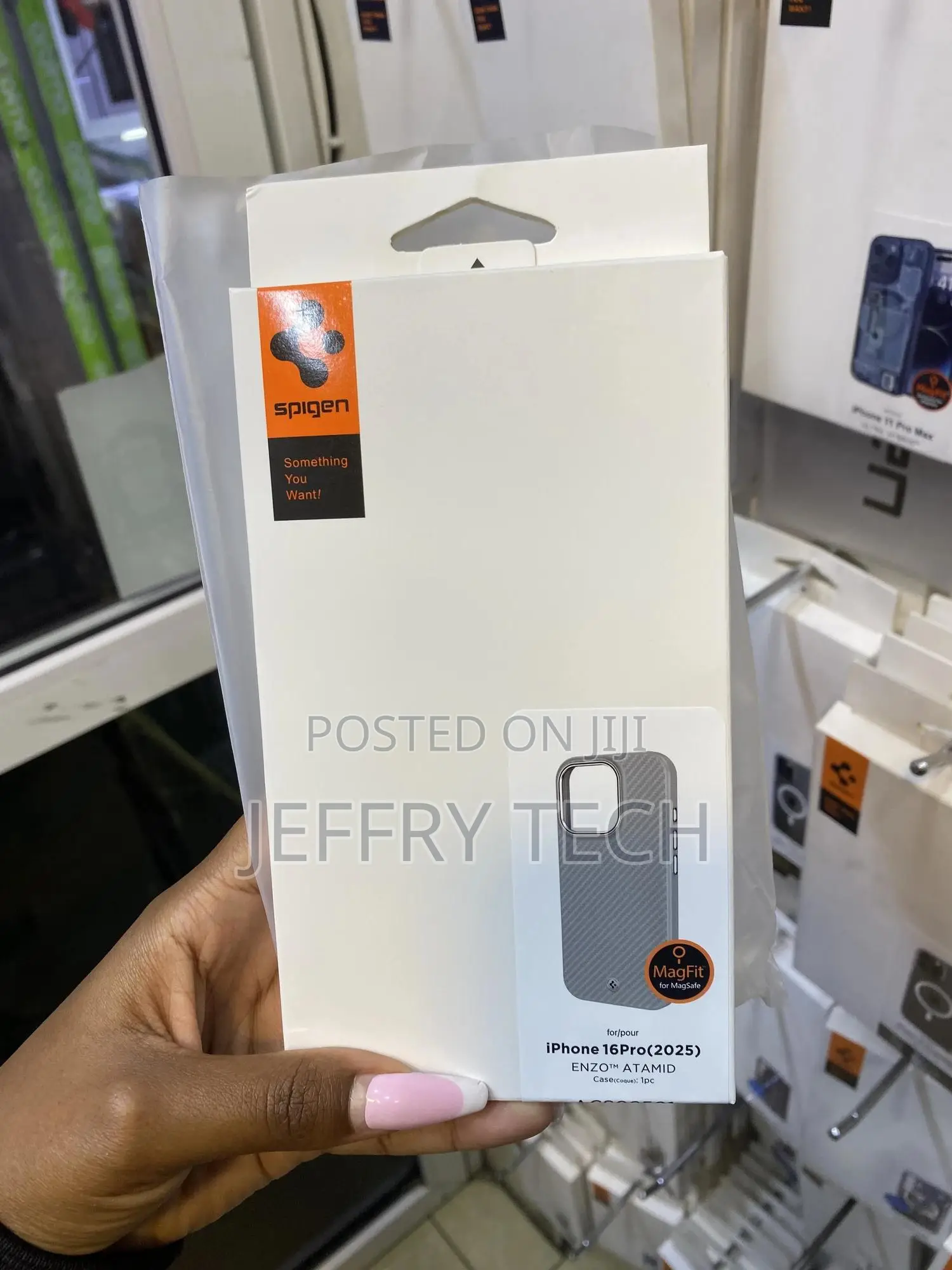 Gweder Spigen for iPhone 16 Pro Case, Enzo Aramid Magfit