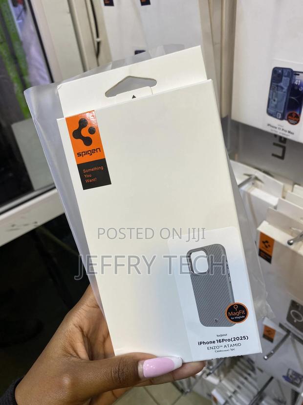 Gweder Spigen for iPhone 16 Pro Case, Enzo Aramid Magfit - thumbnail 2