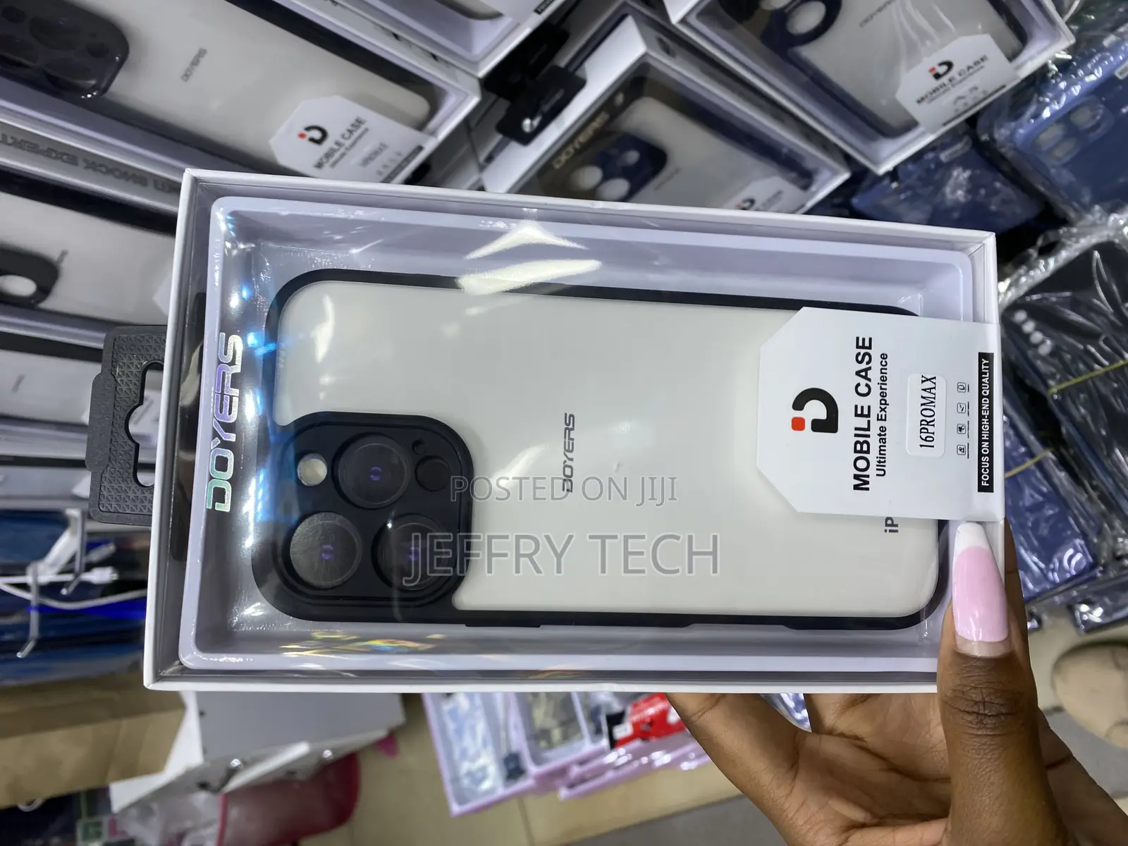 Migeer Doyers Phone Case for iPhone 16 Pro Max Clear Case