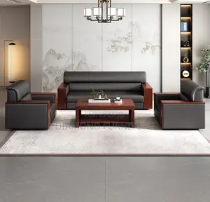 Office Furniture; {5-Seater Premium Executive Office Waiting Sofa}