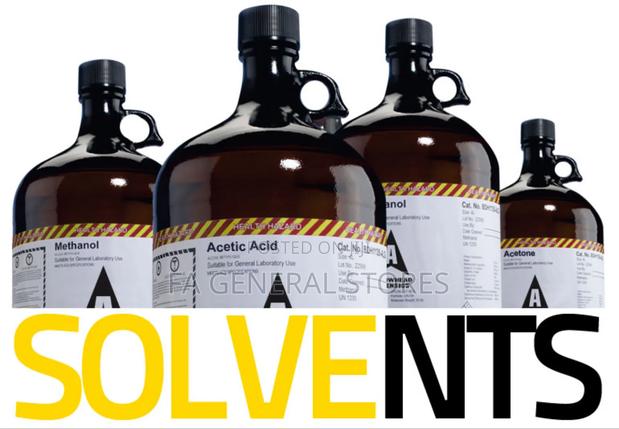 Solvents Available - main view
