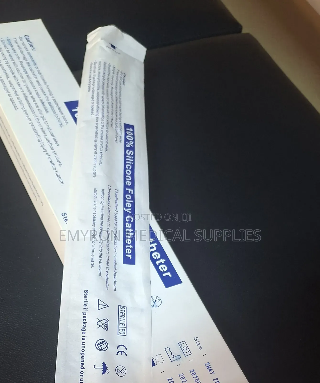 Pure Silicone Catheter 2 Way Size 16-Size 24