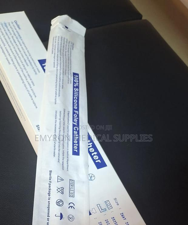 Pure Silicone Catheter 2 Way Size 16-Size 24