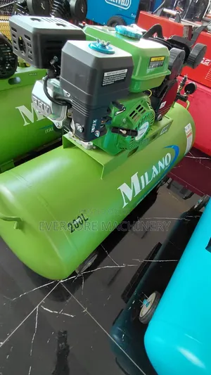 Milano 200l Petrol Air Compressor Machine Two Piston.