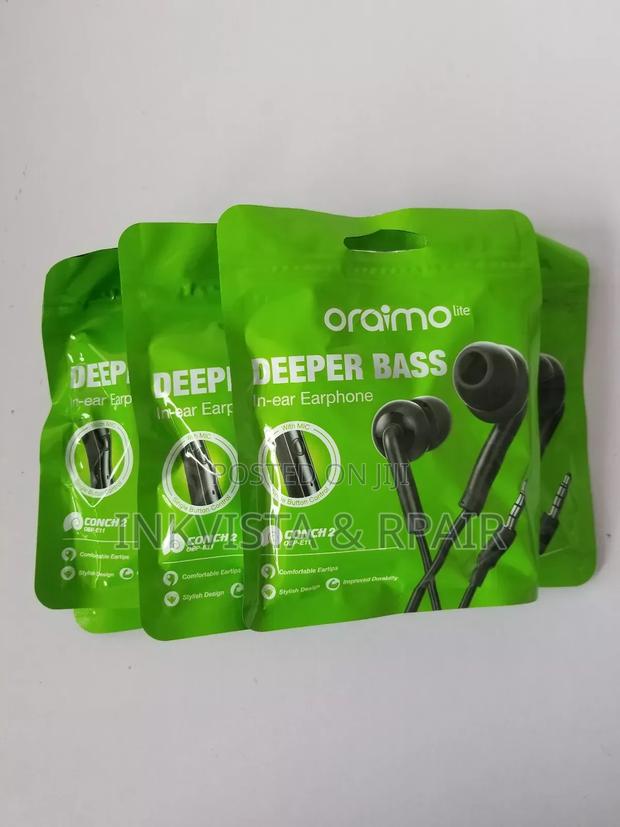 Oraimo Deeper Bass Earphones.
