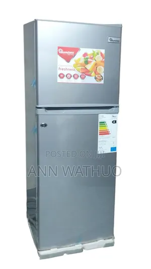 Ramtons Rf/173, 2 Door Direct Cool Fridge, 138 Silver (1yr Wrty)
