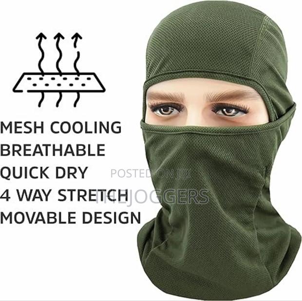 Army Green Facemask Balaclava - thumbnail 3