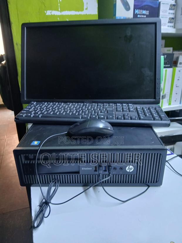New Desktop Computer HP EliteDesk 800 4GB Intel Core I5 HDD 500GB - main view